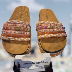 Ibiza Style Slipper Bruin