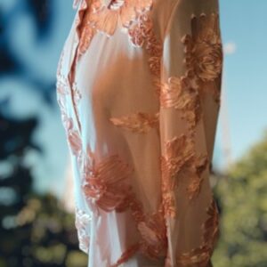 Romantische Rozekleurige Top