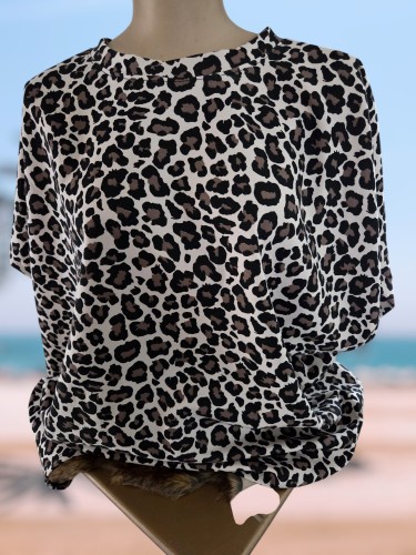 Trendy Leopard Print Truitje