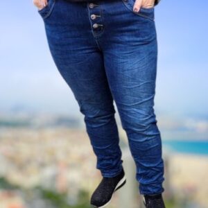 hoog model spijkerbroek