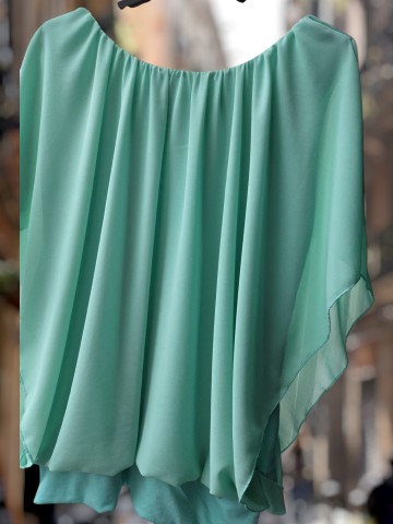 Luxe Mouwloze Top Mint