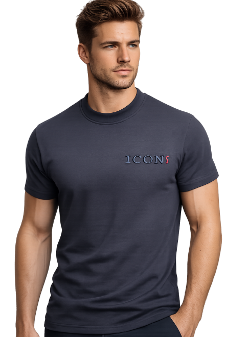 Icon2 heren T-shirt zwart