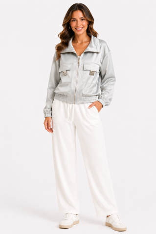Metallic Bomberjack Dames g Metallic Bomberjack Dames g